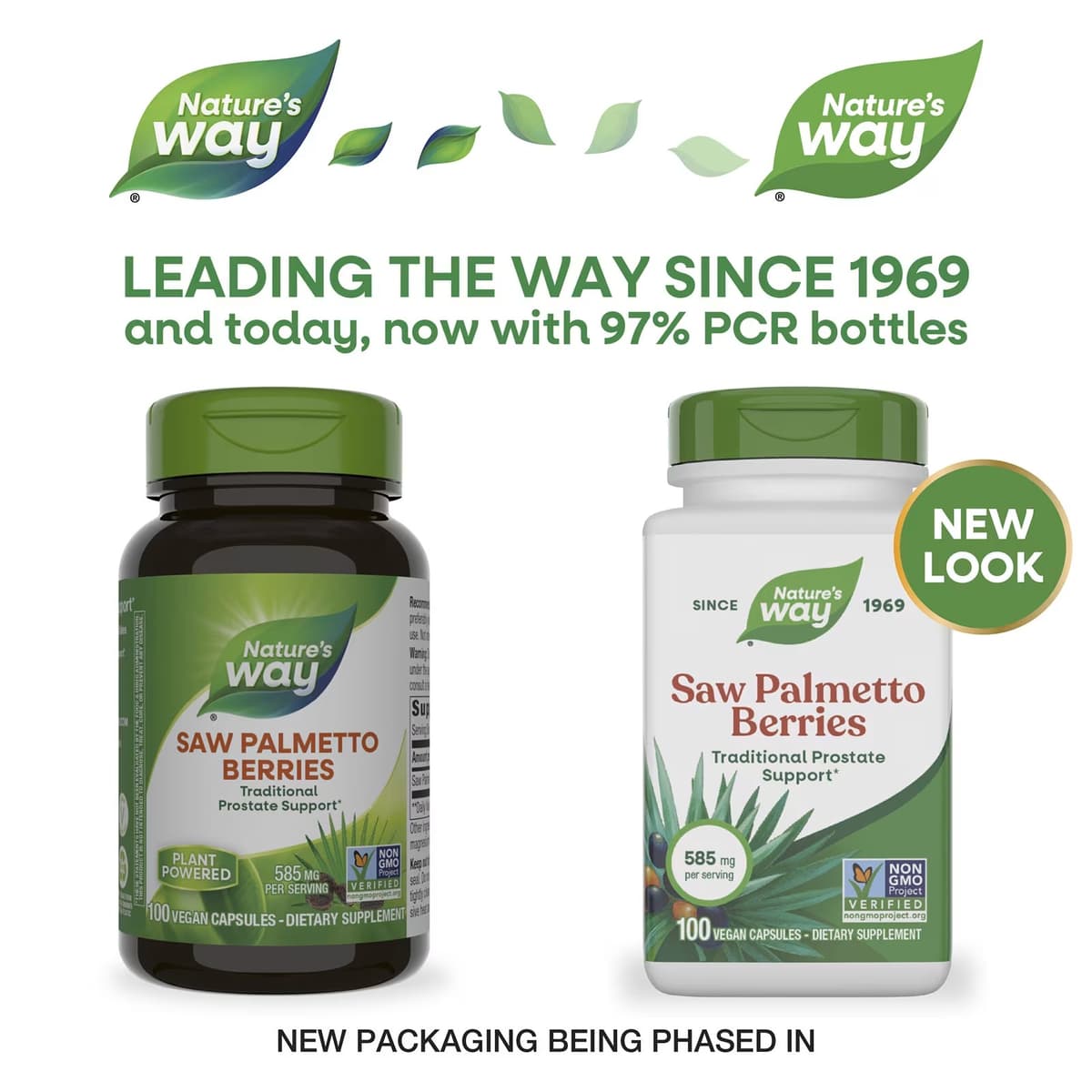 Nature'S Way - Saw Palmetto Berries - 100 Kapsler