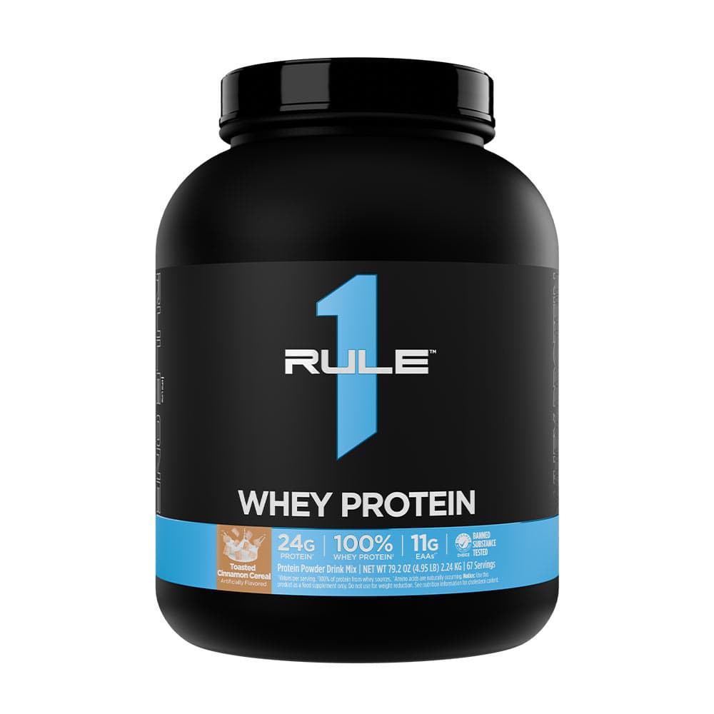 Rule One - Whey Protein, Toasted Cinnamon Cereal - 2.3kg – Rule One förpackning