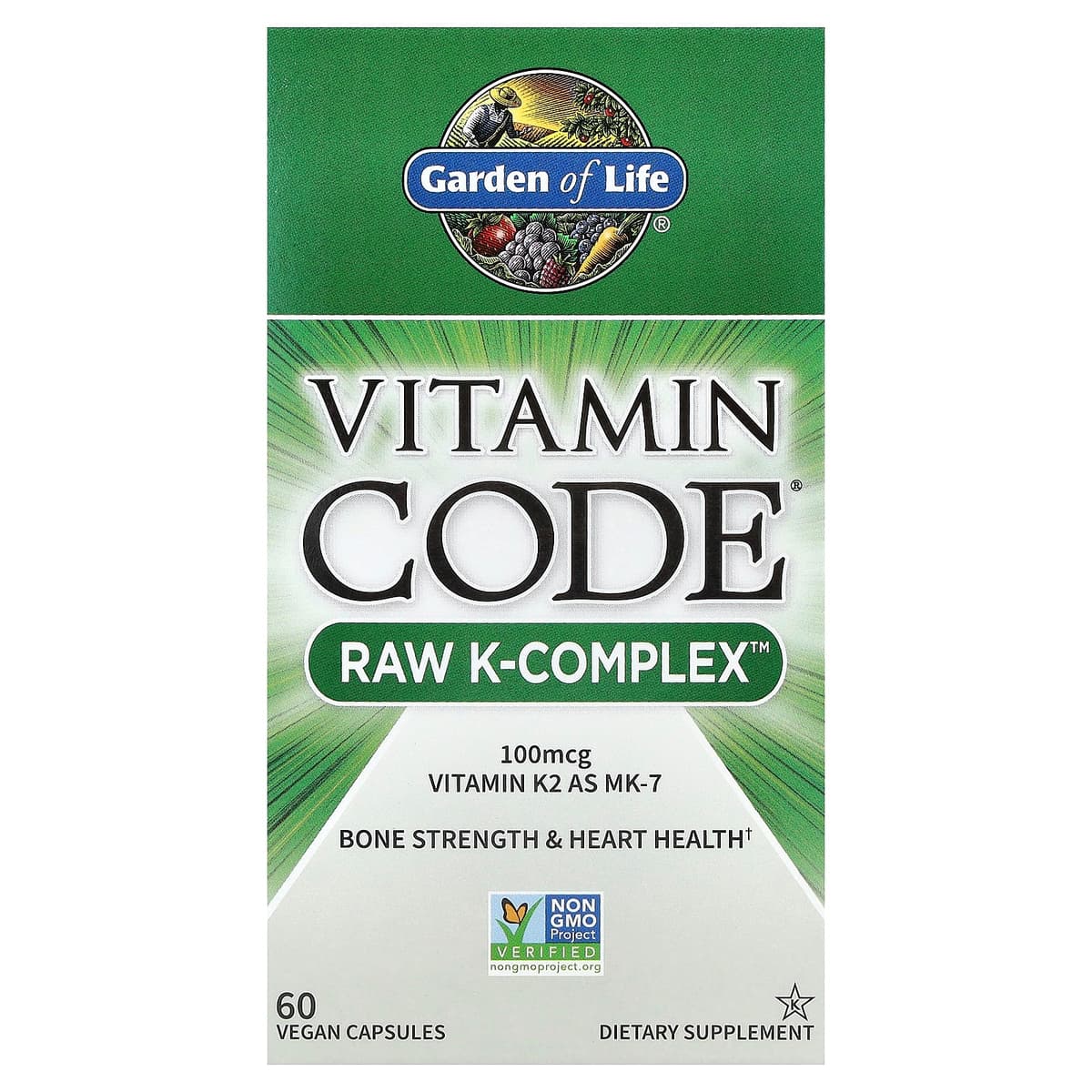 Garden Of Life - Vitamin Code Raw K-Complex - 60 Vcaps
