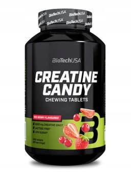 Biotechusa - Creatine Candy Chewing Tabs, Red Berry - 240 Tabs