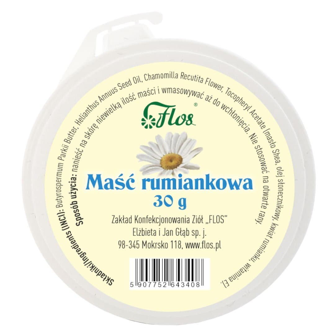Flos - Chamomile Ointment - 30g – Flos förpackning