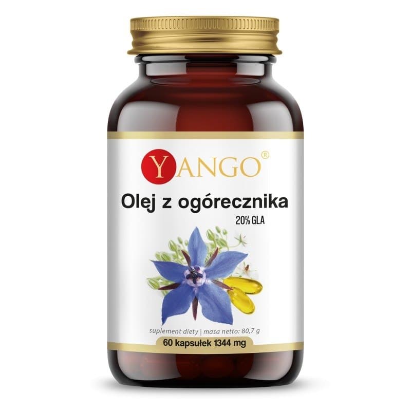 Yango - Borage Oil - 60 Caps – Yango förpackning