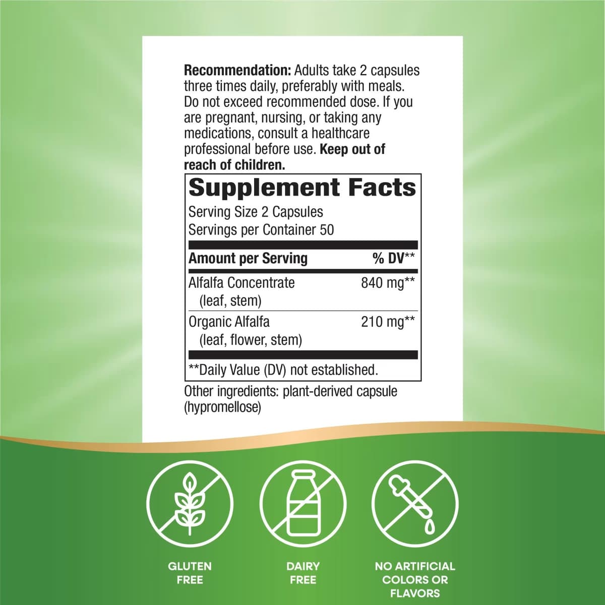 Nature'S Way - Alfa-Max - 100 Vcaps