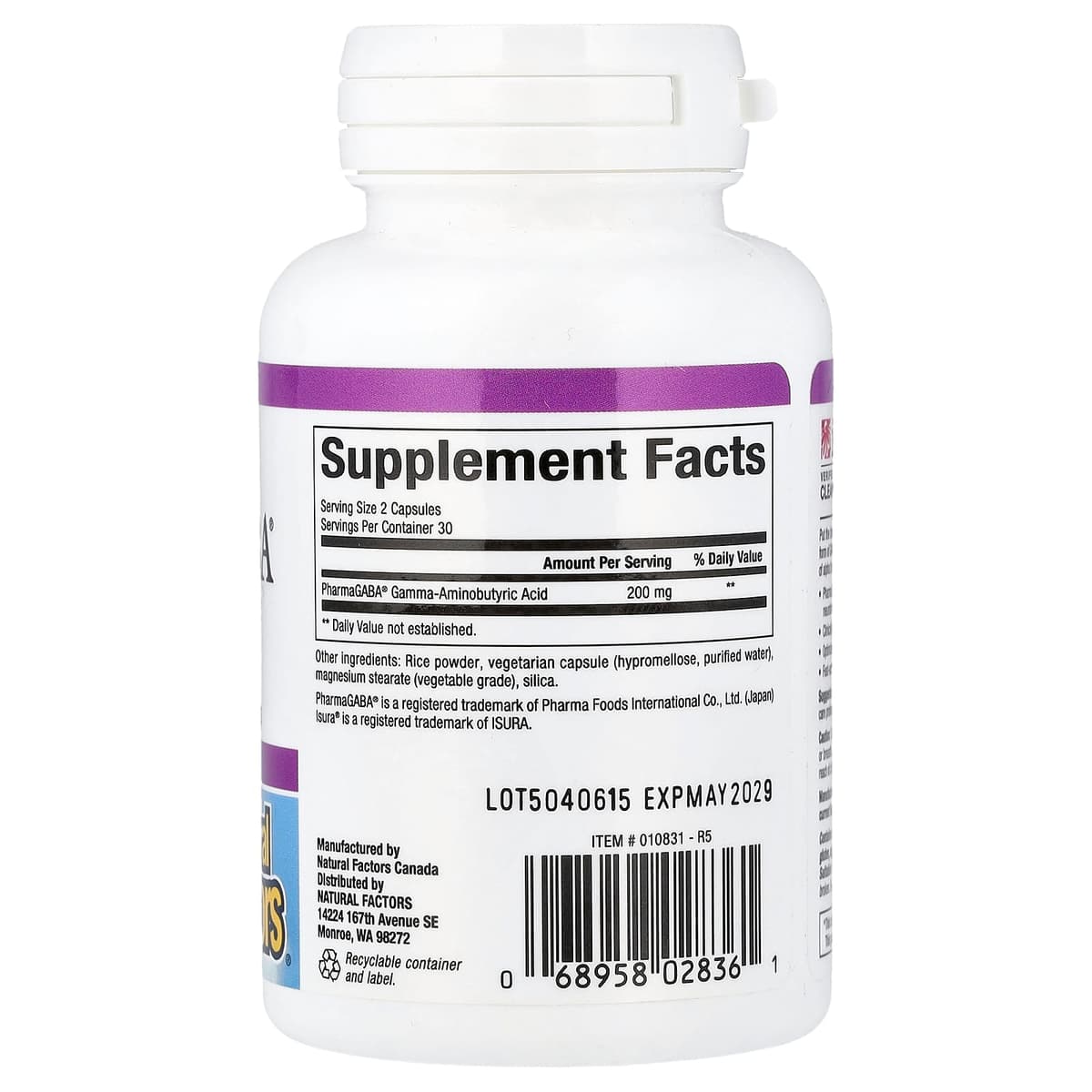 Natural Factors - Stress-Relax Pharma GABA