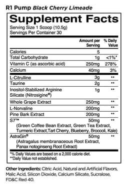 Rule One - Pump Stim-Free - 315g (11oz) / 30 Servings