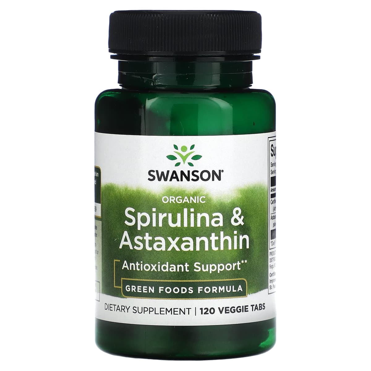 Swanson - Spirulina & Astaxanthin - 120 Veggie Tabs