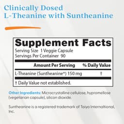 Doctor's Best - L-Theaniini - 90 kasviskapselia