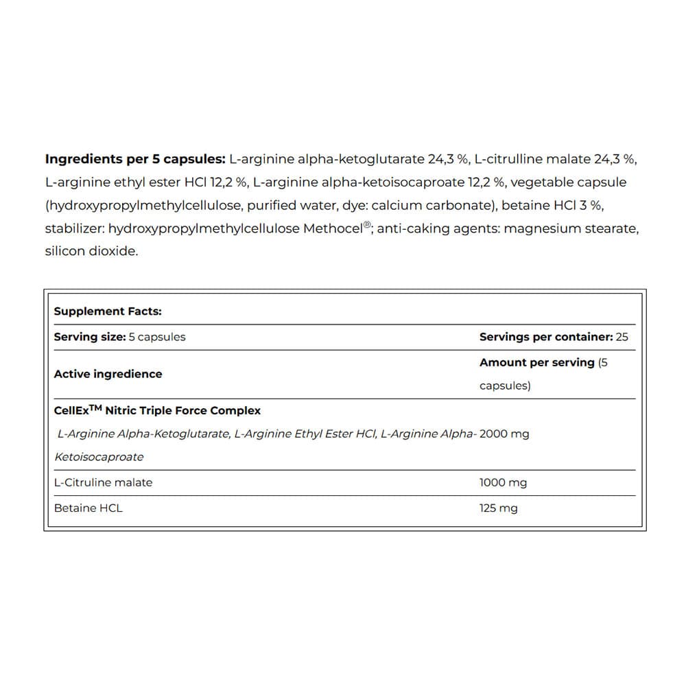 Amix Nitric - 350 kapsler