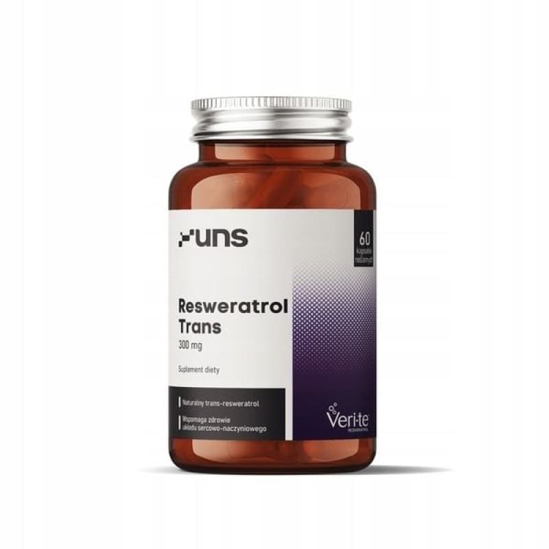 UNS - Resveratrol Trans - 60 Caps – UNS förpackning