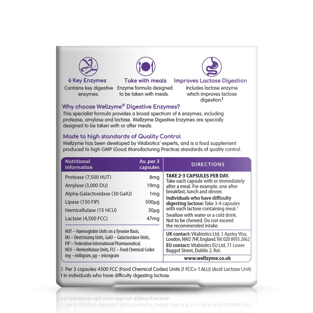 Vitabiotics - Digestive Enzymes - 60 Caps