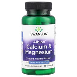 Swanson - Albion Calcium & Magnesium - 60 Caps