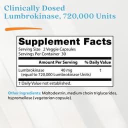 Doctor's Best - Lumbrokinase - 60 Vcaps