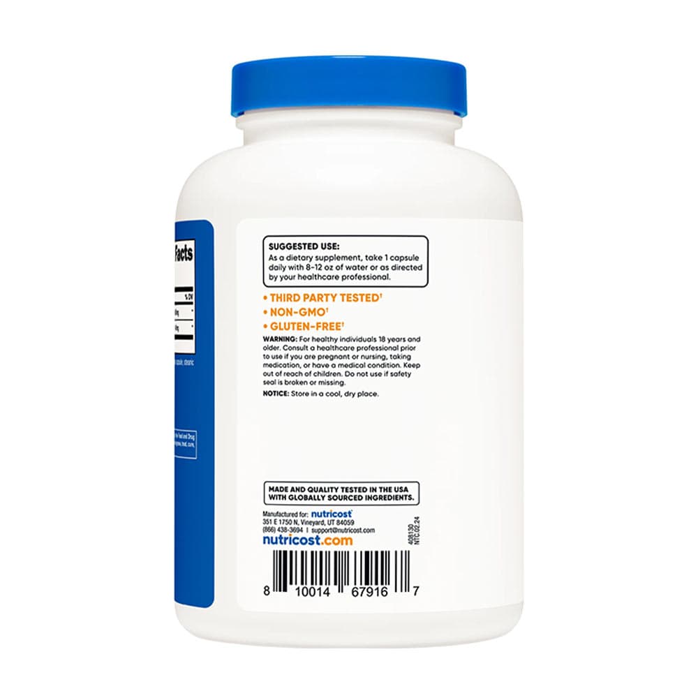 Nutricost - Betaine HCL + Pepsin - 240 Caps