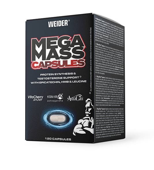 Weider - Mega Mass Caps - 120 Caps