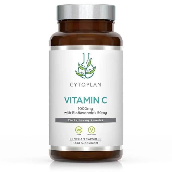 Cytoplan - Vitamin C with Bioflavonoids - 60 vcaps – Cytoplan förpackning