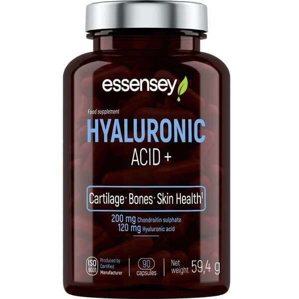 Essensey - Hyaluronic Acid + - 90 Caps – Essensey förpackning