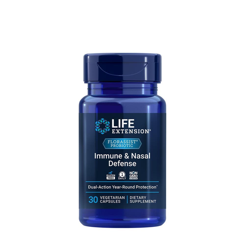 Life Extension - Florassist Probiotic Immune & Nasal Defense – Life Extension förpackning