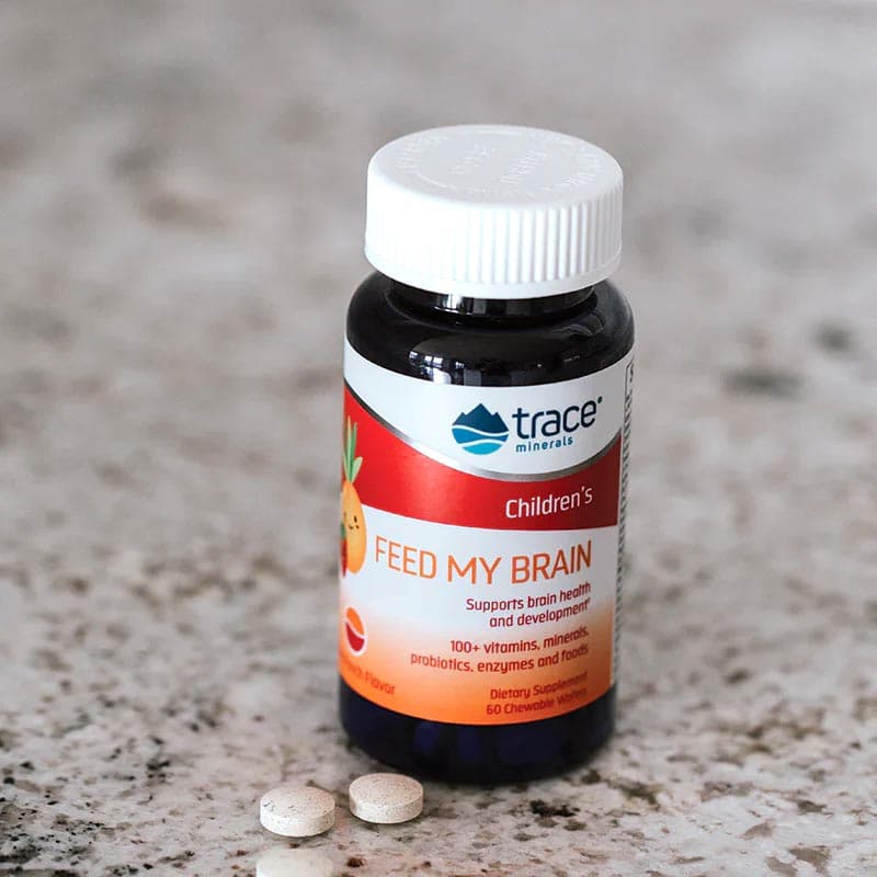 Trace Minerals - Feed My Brain - 60 Gummies Wafers
