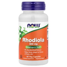 Now Foods - Rhodiola, 500mg Extract 3% (60 Vcaps)