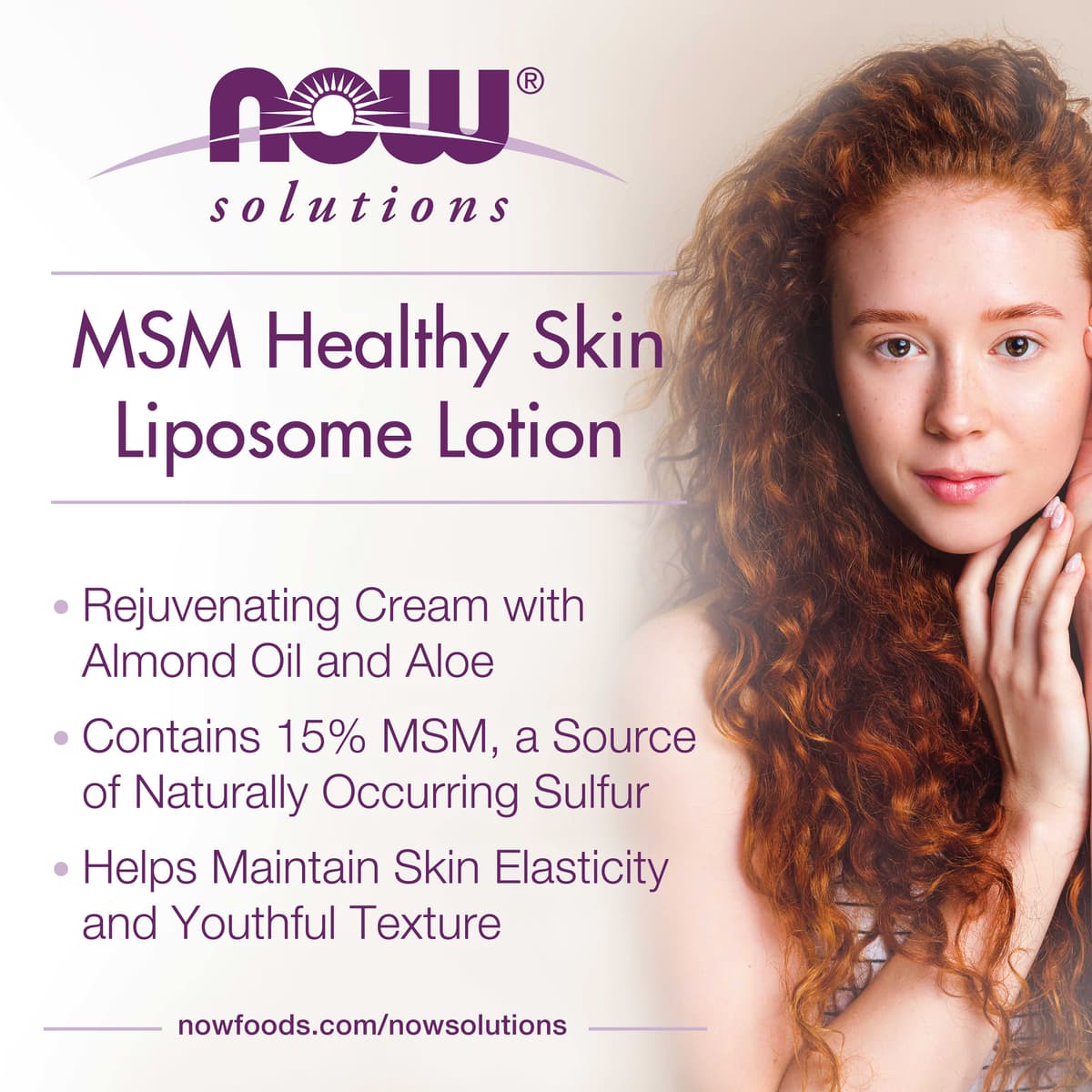 NOW Foods - MSM Healthy Skin Liposome Lotion - 237ml