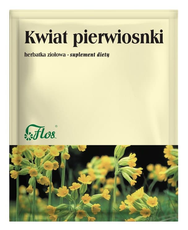 Flos - Primrose Flower - 50g – Flos förpackning