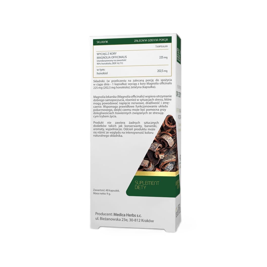 Medica Herbs - Magnolia Officinalis - 40 Kapselia