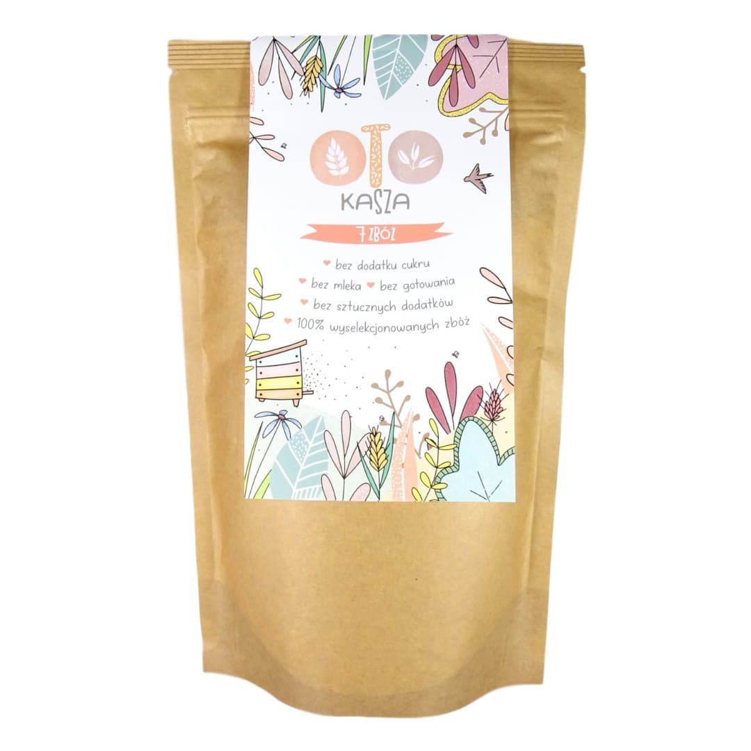 OTO - 7 Grain Porridge - 200g – OTO förpackning