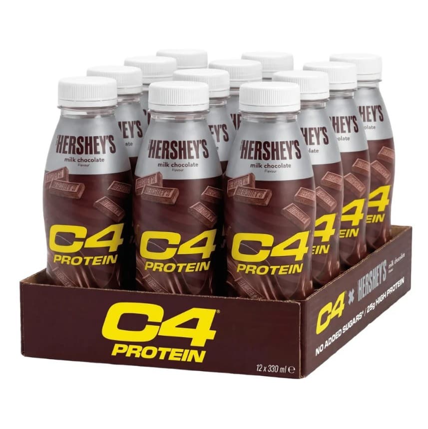 Cellucor - C4 proteindryck Hershey's mjölkchoklad, 12 × 330 ml