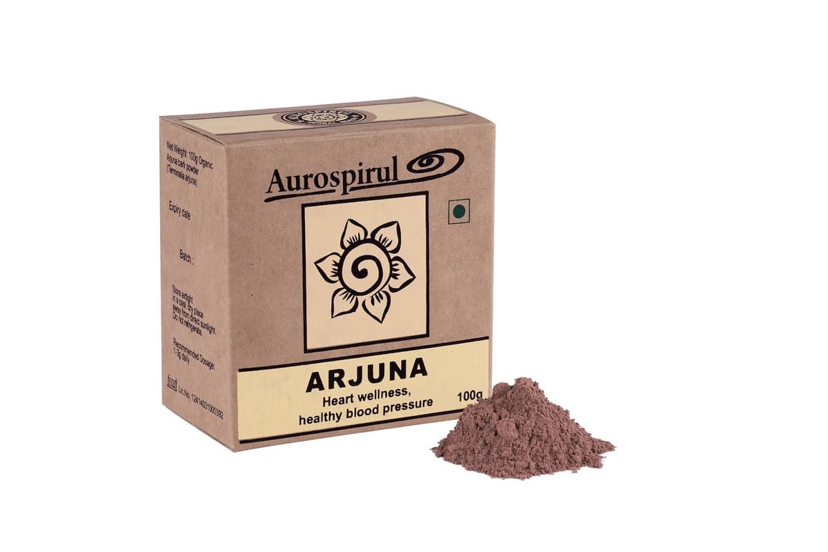 Aurospirul - Arjuna Powder - 100g – Aurospirul förpackning
