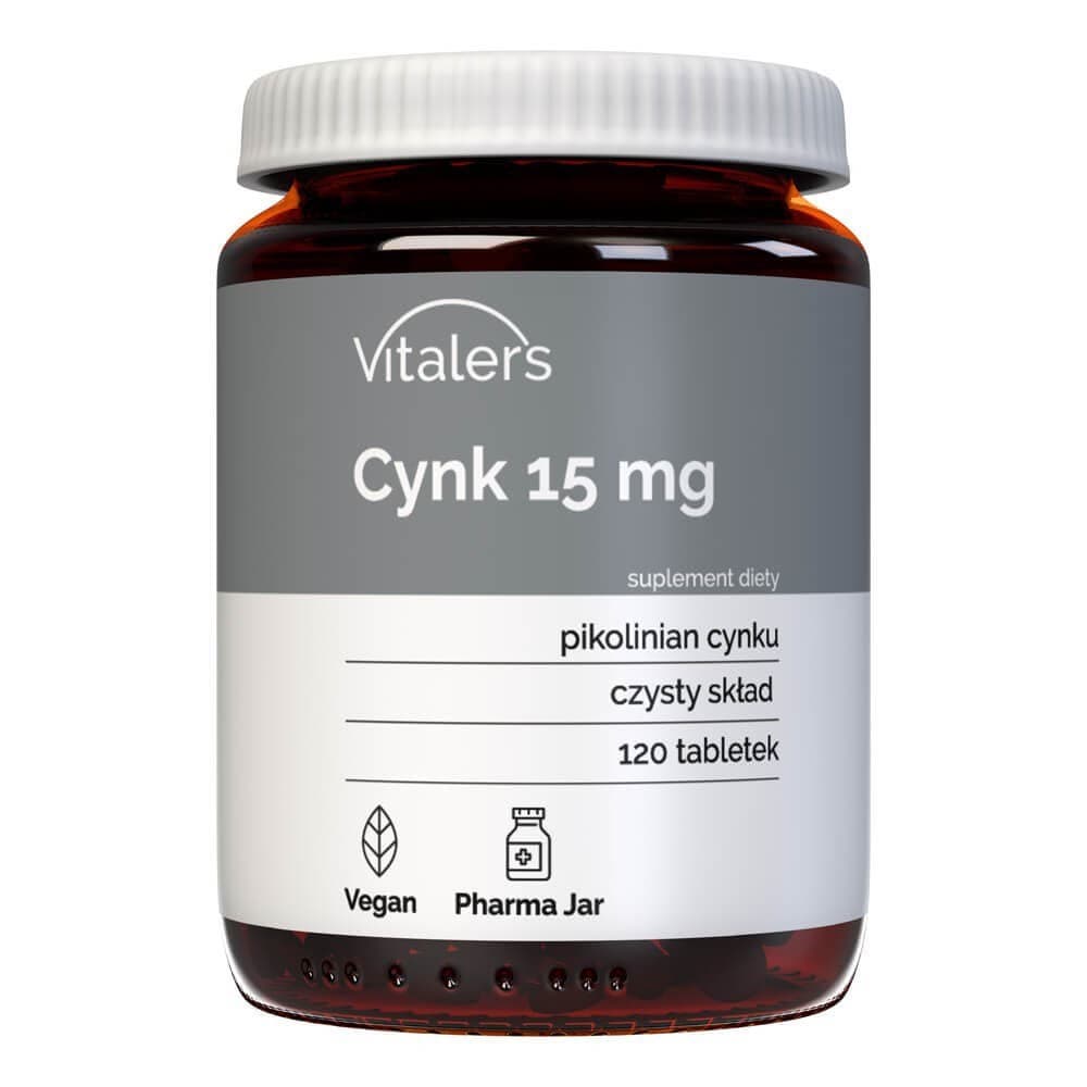 Vitalers - Zinc 15 mg – Vitalers förpackning
