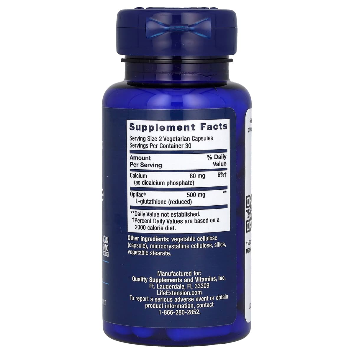 Life Extension - Glutathione - 60 Kapsler