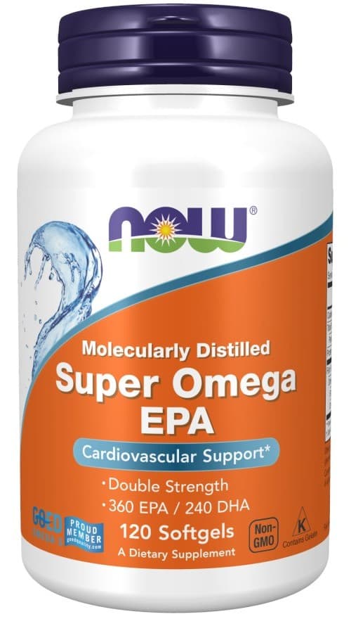 NOW Foods - Super Omega EPA Molecularly Distilled – NOW Foods förpackning