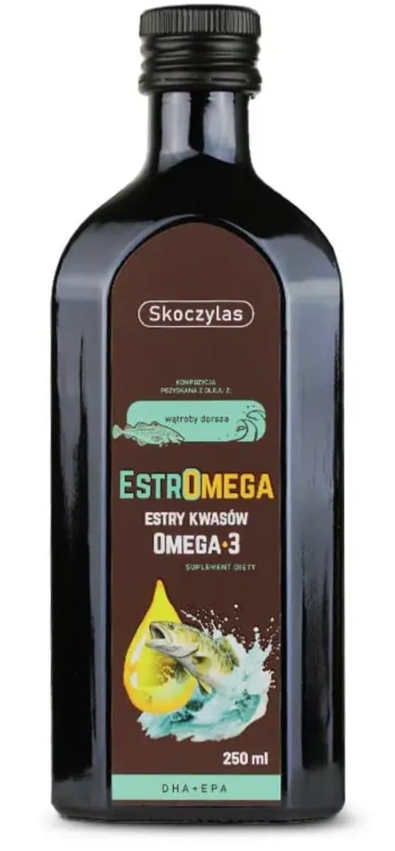 Skoczylas - Estromega Omega-3 - 250 ml – Skoczylas förpackning