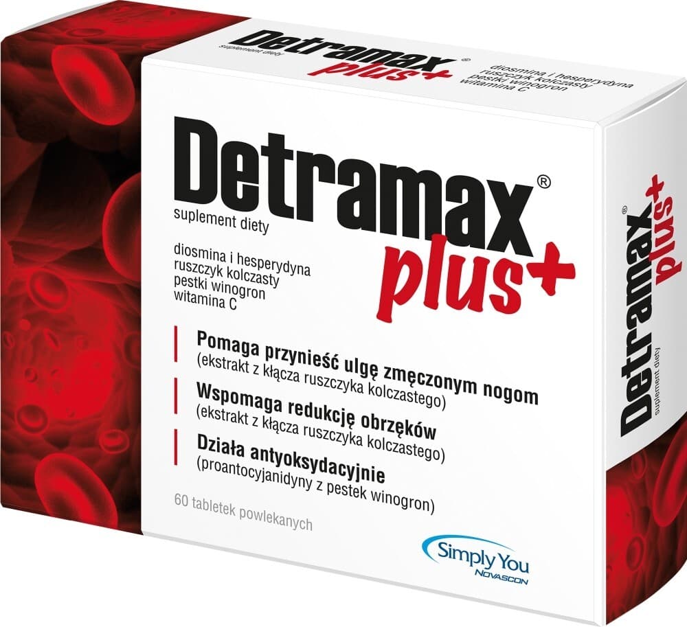 Simply You - Detramax Plus+ - 60 tablets – Simply You förpackning