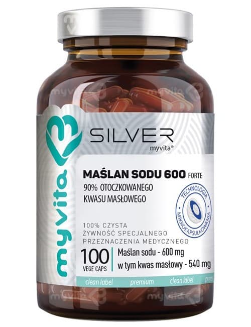 MyVita - Natriumbutyrat Forte 600mg – MyVita pakkaus