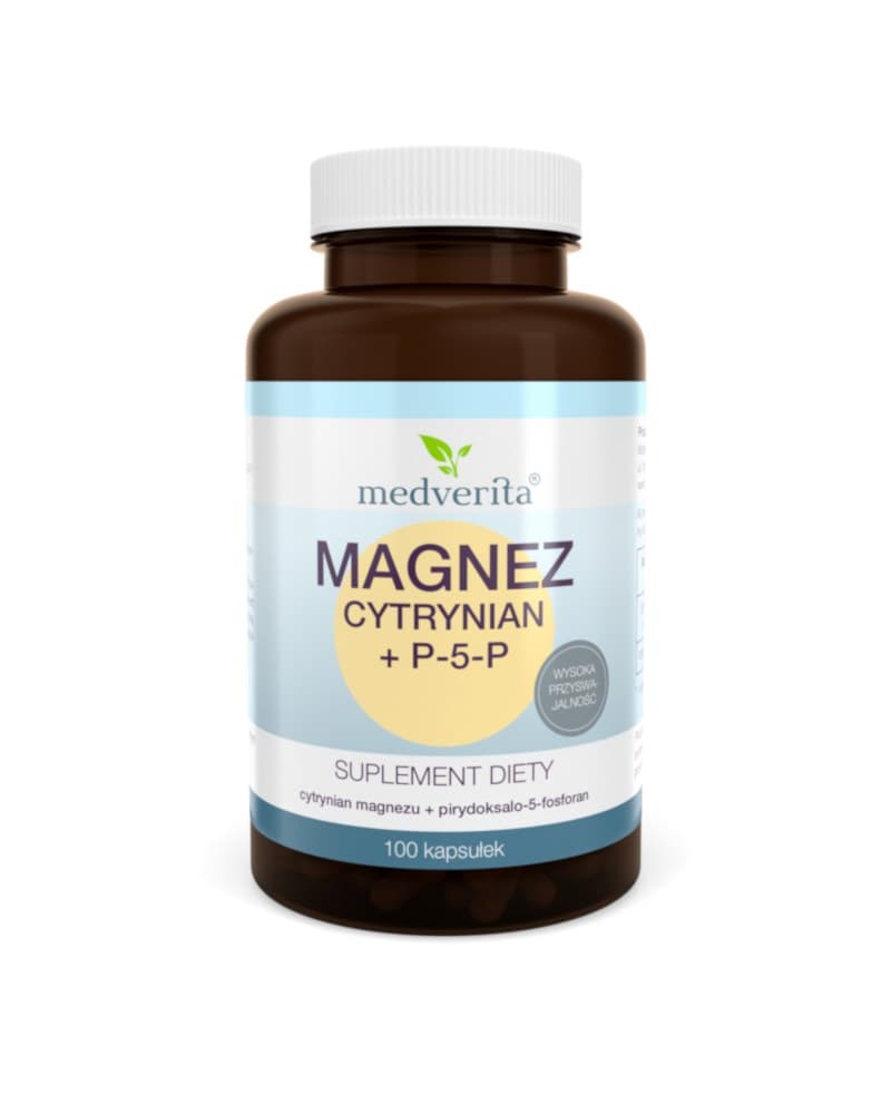 Medverita - Magnesium Citrate + P-5-P – Medverita förpackning
