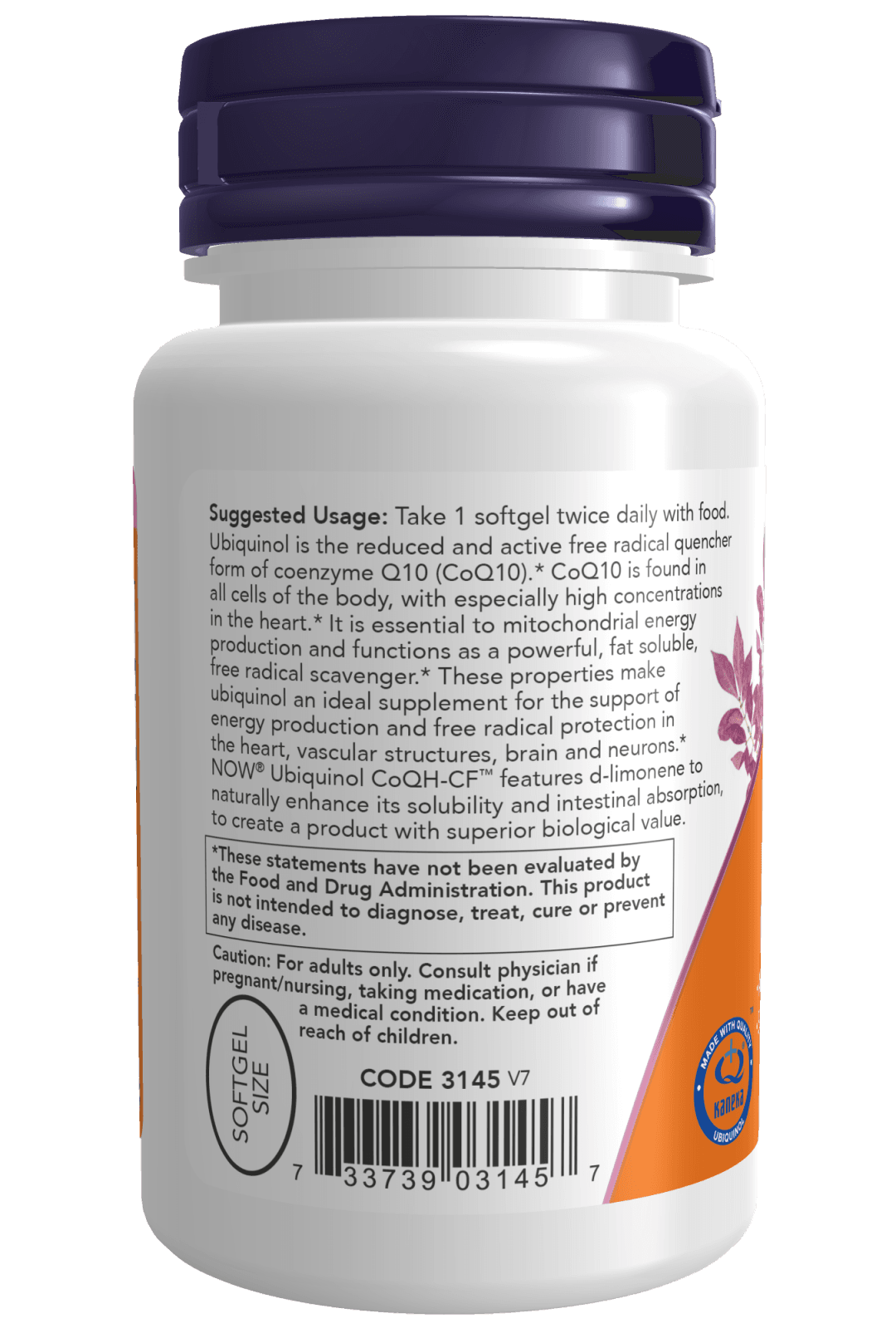 NOW Foods - Ubiquinol CoQH-CF - 60 softgels