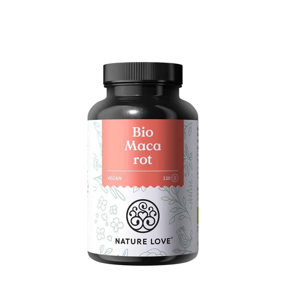 Nature Love - Organic Red Maca - 120 Caps – Nature Love förpackning