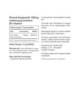 Vitaking - Vitamin B1 - 60 Caps