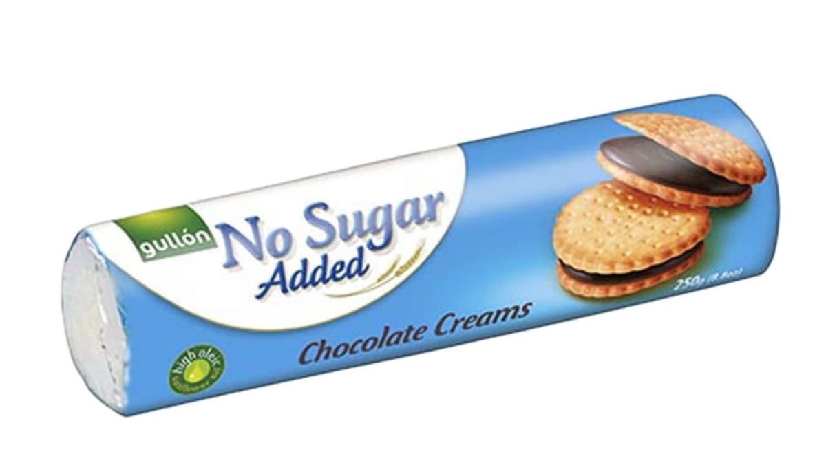 Gullón - No Sugar Added Chocolate Creams – Gullón förpackning