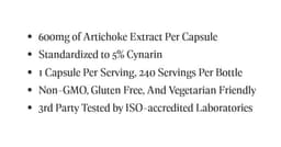 Nutricost - Artichoke Extract - 240 Caps