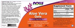 NOW Foods - Aloe Vera Gels - 250 Sgels