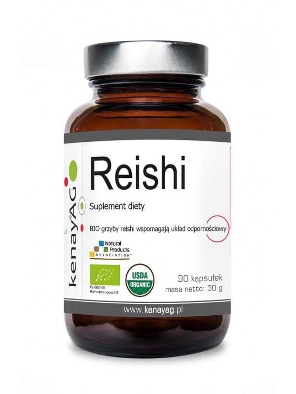 Kenay - Reishi Mushroom - 60 Caps – Kenay förpackning