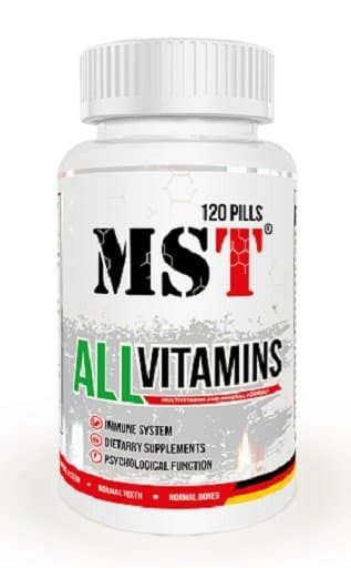 MST - Alla vitaminer - 120 tabletter – MST