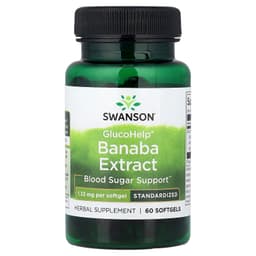Swanson - Glucohelp Banaba Extract - 60 Sgels