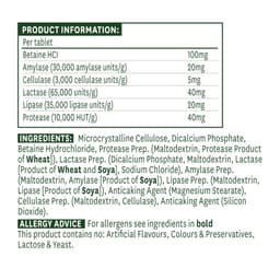Natures Aid - Digestive Enzyme Complex - 60 Tabs
