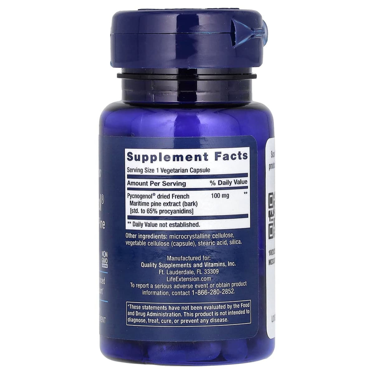 Life Extension - French Maritime Pine Bark Extract 100mg - 60 Caps