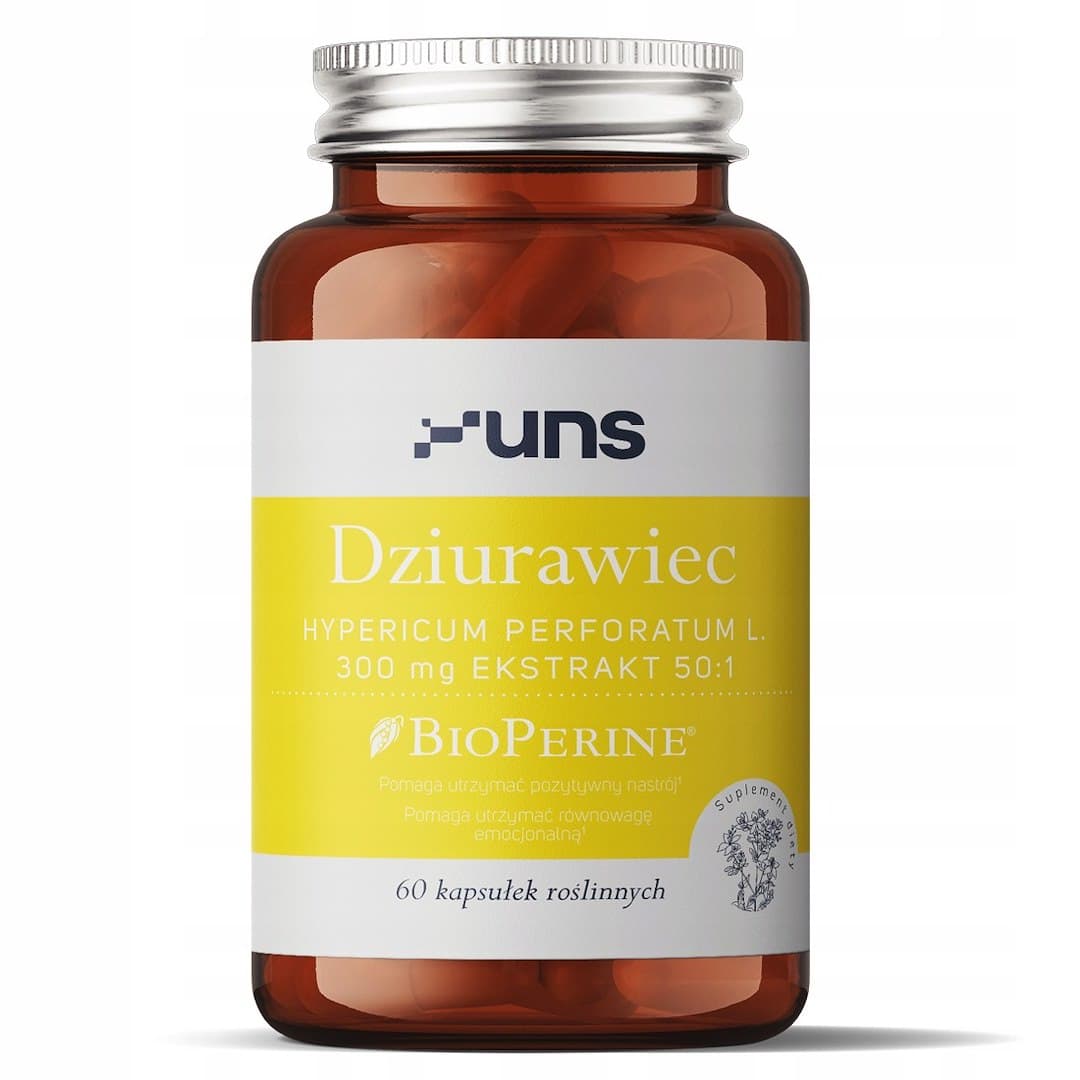UNS - St. John's Wort - 60 Caps – UNS förpackning