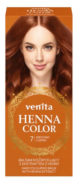 Venita - Henna Tube No. 7 Kupari 75ml - Värjäysbalmi