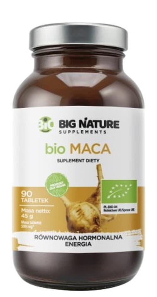 Big Nature - Bio Maca - 90 Caps – Big Nature förpackning